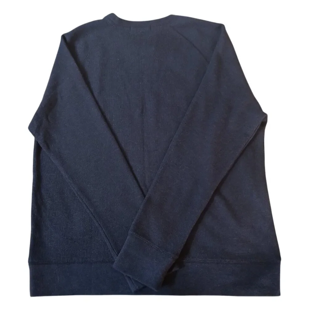 Banana Republic navy cotton blend crewneck sweater men's size L